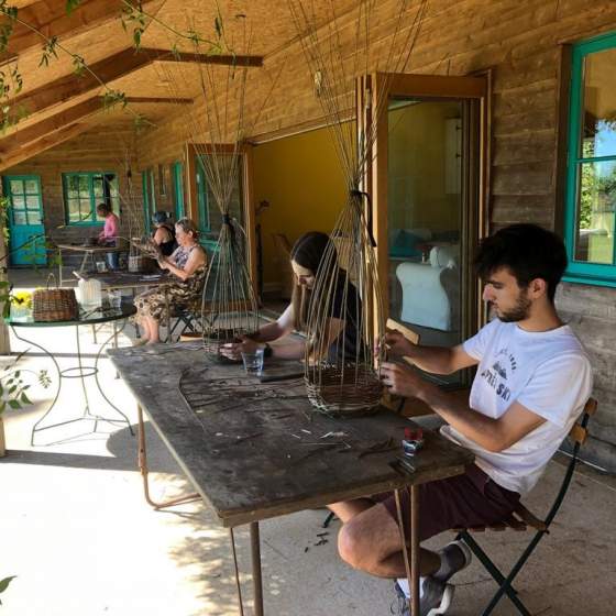 Willow Basket Weaving