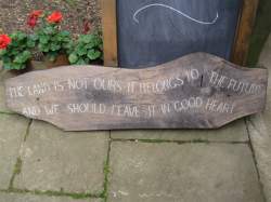 The land is not ours...